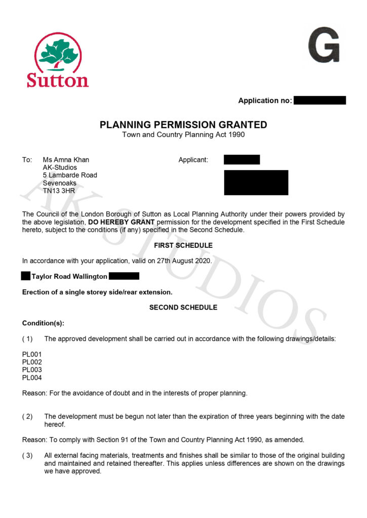 Sutton Taylor Road Approval Letter