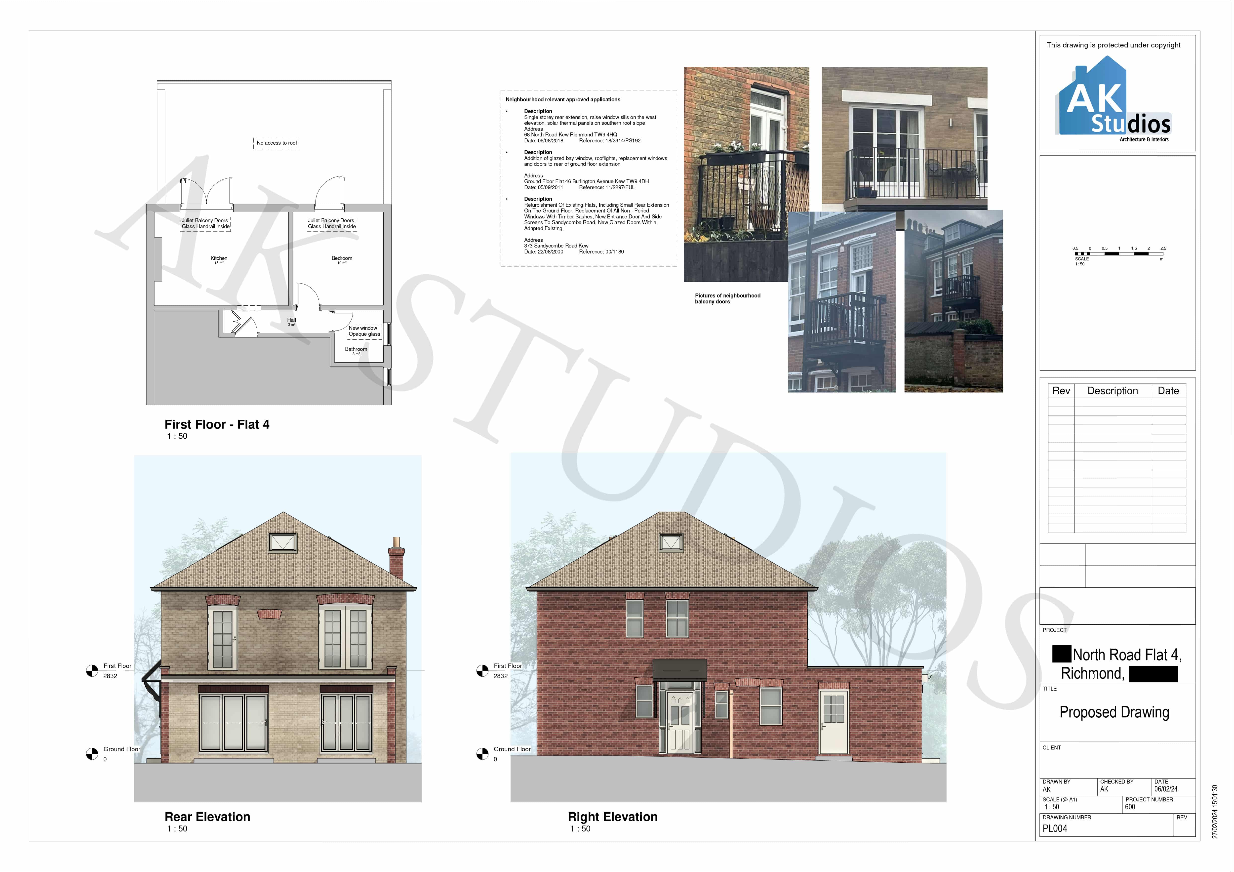 North Road Flat Purposed